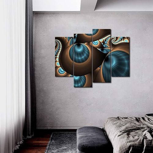 obraz nowoczesny duży 3d 4 częściowy na płótnie na Arena.pl