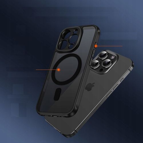 ETUI do IPHONE 16 Pro do Magsafe MATOWE MAGNETYCZNE WZMACNIANE + 2x SZKŁO na Arena.pl