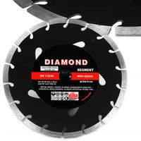 2X MAR-POL TARCZA DIAMENTOWA 230MM SEGMENT CZARNA M08735 MP-2280