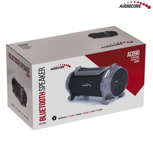 Głośnik bazooka AC890 bluetooth microSD czarny na Arena.pl