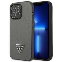 guess guhcp14lpsatlg iphone 14 pro 6,1 srebrny/silver hardcase