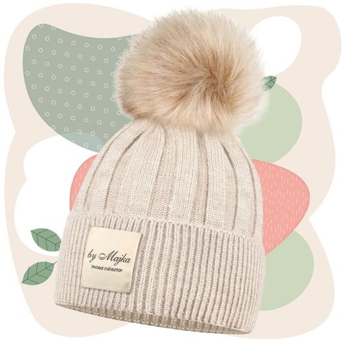 Majka Czapka Damska Z Pomponem Jesienna Zimowa na Arena.pl