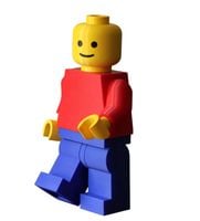 Kolekcjonerska figurka w stylu LEGO Brick MegaFigure 40 cm