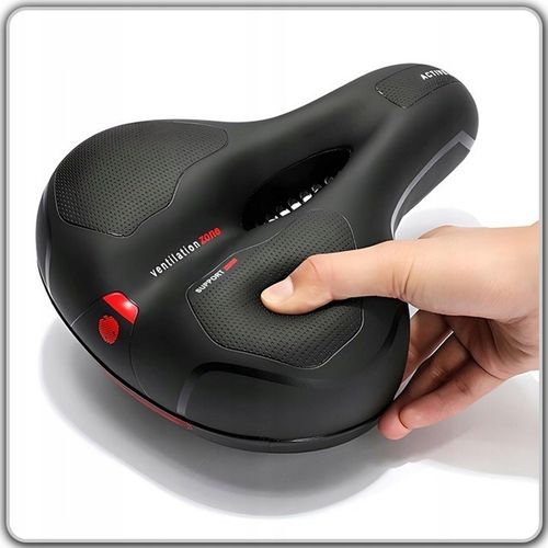 WYGODNE SIODEŁKO ROWEROWE PIANKA WYSOKO ELASTYCZNA + JARZMO DO MOCOWANIA na Arena.pl