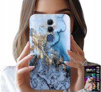 ETUI DO HUAWEI MATE 20 LITE - MARMUREK MARMURKI DAMSKIE WZORY +SZKŁO