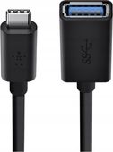 Kabel USB Belkin USB-A - 1 m Czarny (F2CU036BTBLK)