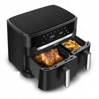 Frytkownica beztłuszczowa TEFAL DUAL EASY DUŻA XXL 11l 2700W dwukomorowa