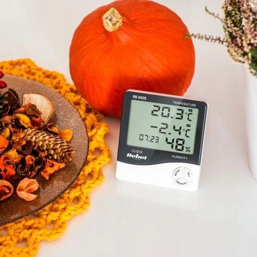 Termometr Z Higrometrem Pokojowy Wilgotnościomierz zdjęcie 4