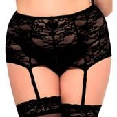 Komplet Pas do Pończoch i Figi Soft Line 3320 XL-XXXL XL