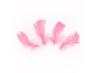 Konfetti "piórka" krótkie, różowe, 50 szt.