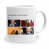 Kubek Donald Tusk Po Platforma Smacznej Kawusi Z Nadrukiem Ze Zdjęciem