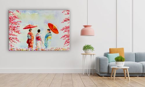 OBRAZ NA PŁÓTNIE 077 Japonia 40x30cm na Arena.pl