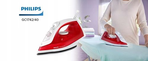 Żelazko EasySpeed Philips GC1742/40 parowe 2000 W 220 ml na Arena.pl