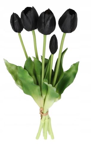 TULIPANY BUKIET TULIPANÓW GUMOWANE GUMOWE SILIKONOWE JAK ŻYWE na Arena.pl