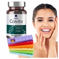 COLWAY Colvita 60Kaps Kolagen Wit E Na Stawy Skórę Włosy Paznokcie +GRATIS
