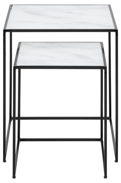 Zestaw stolików Bolton białe zdjęcie 4