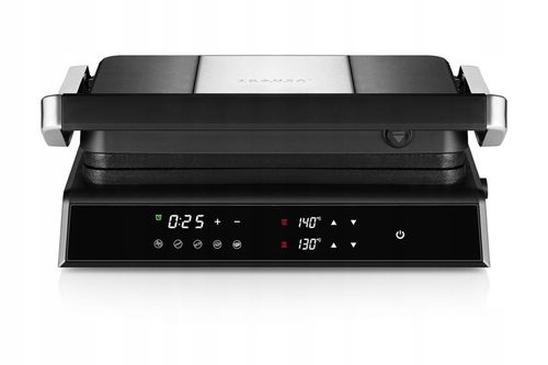 GRILL ELEKTRYCZNY Z REGULACJĄ TEMPERATURY 5 PROGRAMÓW ROZKŁADANY LED na Arena.pl