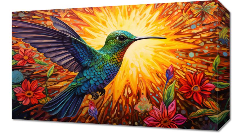 Obraz 50x30cm Koliber Barw zdjęcie 1