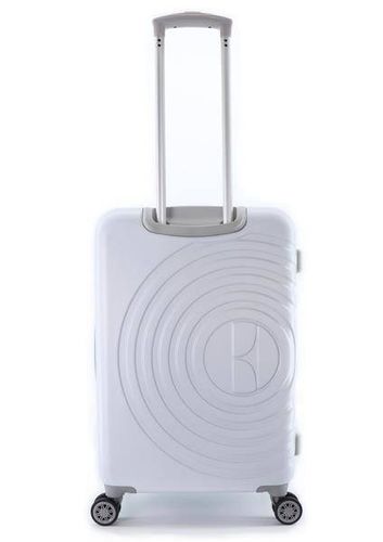 Walizka średnia ELLE Debossed biała na Arena.pl