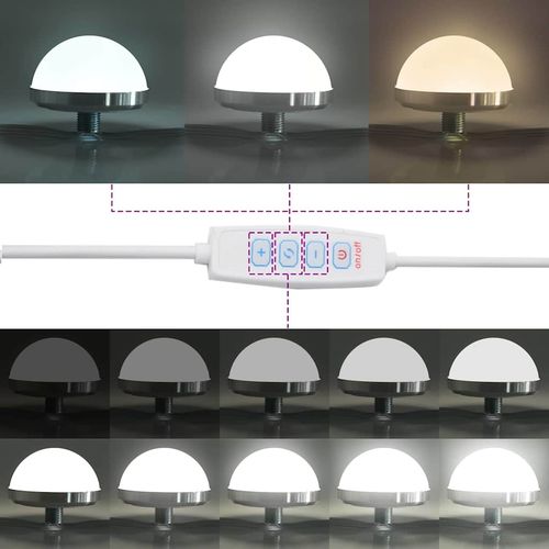 Lustro toaletowe Ze LED Lights Dąb wędzony 100 x 45 x 18 cm na Arena.pl