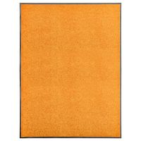 Wycieraczka z możliwością prania, pomarańczowa, 90 x 120 cm