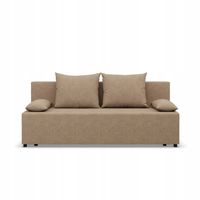 KANAPA FERMO Rozkładana Funkcja Spania WYGODNA LUX BEŻOWA CAPPUCCINO