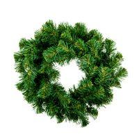 Zielony Wianek Świąteczny na Drzwi Okna 25cm Gęsty