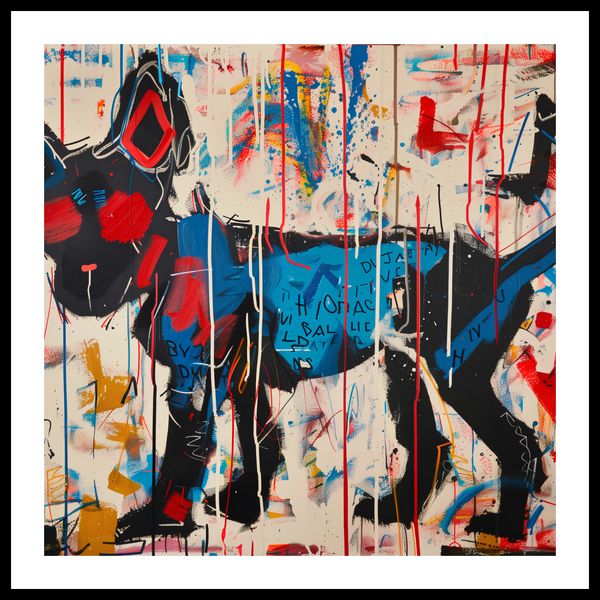 Plakat 70x70cm Miejski Pies zdjęcie 3