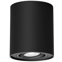 Minimalistyczny downlight natynkowy Kobald 2047 czarny spot nad blat