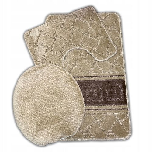 KOMPLET 3-CZĘŚCIOWY DYWANIKÓW ŁAZIENKOWYCH na Arena.pl