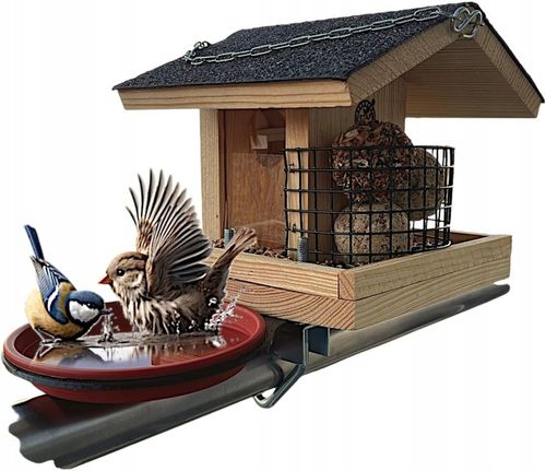 Karmnik dla ptaków na balkon Impregnowany SOLIDNY Poidło - Producent na Arena.pl