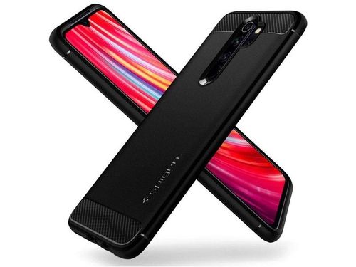 Etui Spigen Rugged Armor do Xiaomi Redmi Note 8 Pro Matte Black na Arena.pl