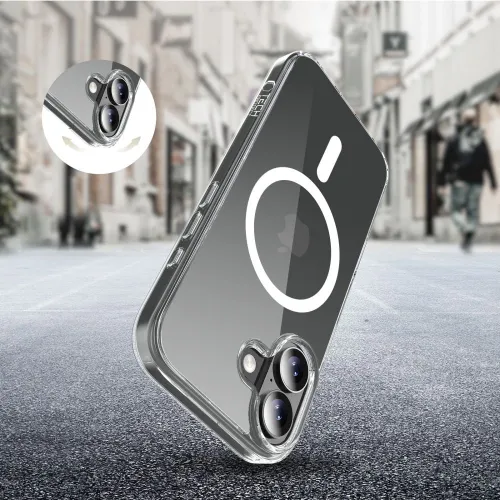 Etui Tech-Protect FlexAir Hybrid MagSafe na iPhone 17 - przezroczyste na Arena.pl