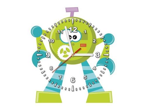 40X40CM ZEGAR KULISTY ROBOT OBRAZ na Arena.pl
