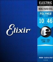 Struny do gitary elektrycznej Elixir 12050 Nickel POLYWEB Coating 10-46