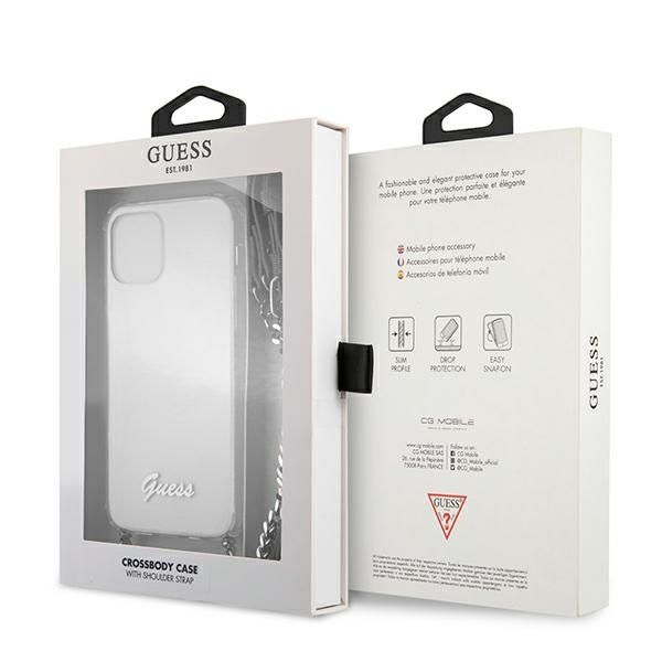 Etui Guess do iPhone 12, iPhone 12 Pro, Przezroczysty zdjęcie 8
