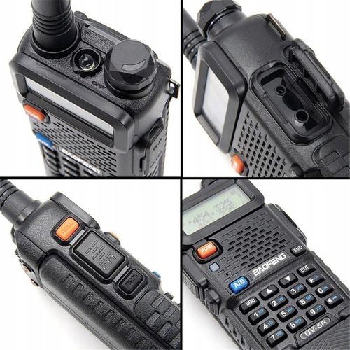 Baofeng UV-5R 8W 3800mAh KRÓTKOFALÓWKA RADIOTELEFON WALKIE TALKIE SKANER na Arena.pl