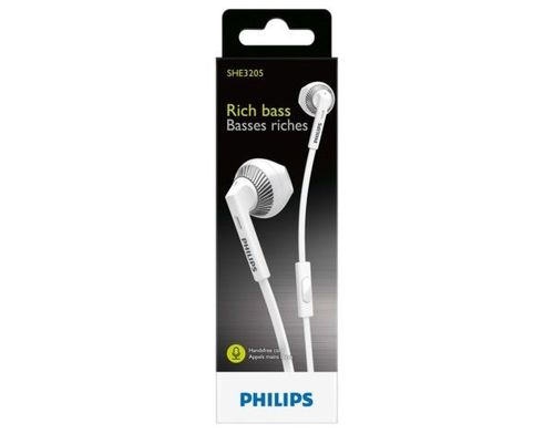 Słuchawki Philips SHE3205 białe na Arena.pl