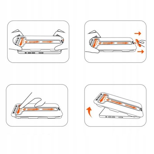 Szkło hartowane 9H Warthog do Apple iPhone 15 Pro 2szt. z Aplikatorem EZFit na Arena.pl