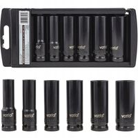 ZESTAW NASADEK UDAROWYCH NASADKI UDAROWE 1/2" 10-21 MM DŁUGIE MOCNE