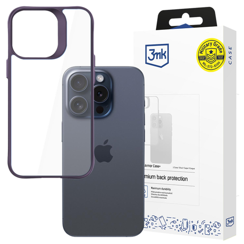 Apple iPhone 15 Pro - 3mk Satin Armor Case+ Purple na Arena.pl