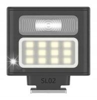 Lampa Błyskowa + Panel LED Ulanzi SL02 GN8 Stopka ISO Aparat Kamera Telefon