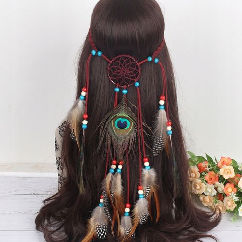 Pióropusz OPASKA do Włosów PAW ŁAPACZ SNÓW A7 na Arena.pl