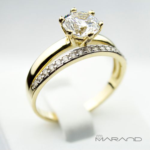 2w1 ZŁOTY PIERŚCIONEK NA ROCZNICĘ 333 8K r 14 na Arena.pl