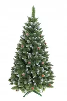 CHOINKA SZTUCZNA DIAMENTOWA SZYSZKI BROKAT 90 cm