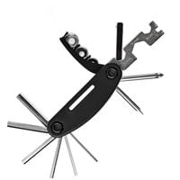 16w1 narzędzie wielofunkcyjne multitool do naprawy rowerów - czarne