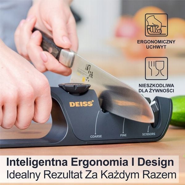 Deiss PRO Ostrzałka do noży z regulowanym kątem zdjęcie 7