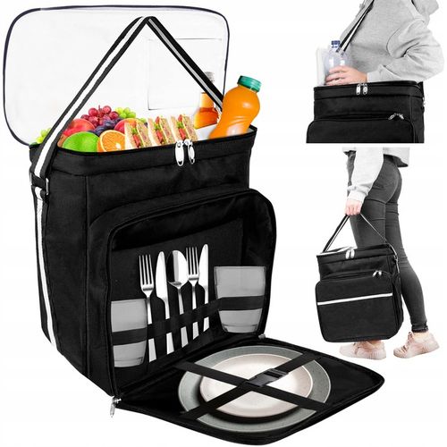 Torba Termiczna Plażowa 28l Piknikowa Torba Termo Termiczna Duża na Piknik na Arena.pl