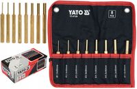 YATO KOMPLET WYBIJAKI MOSIĘŻNE RÓWNOLEGŁE ZESTAW WYBIJAKÓW 8 SZTUK YT-47124
