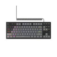lorgar klawiatura gamingowa przewodowa azar 514, mechaniczna, rgb, czarna